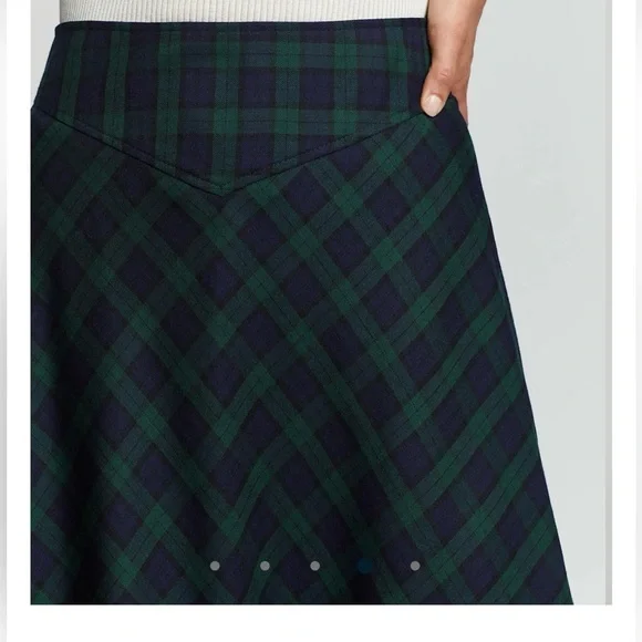 Pendleton Green and Blue Plaid Skirt - Picture 5 of 8
